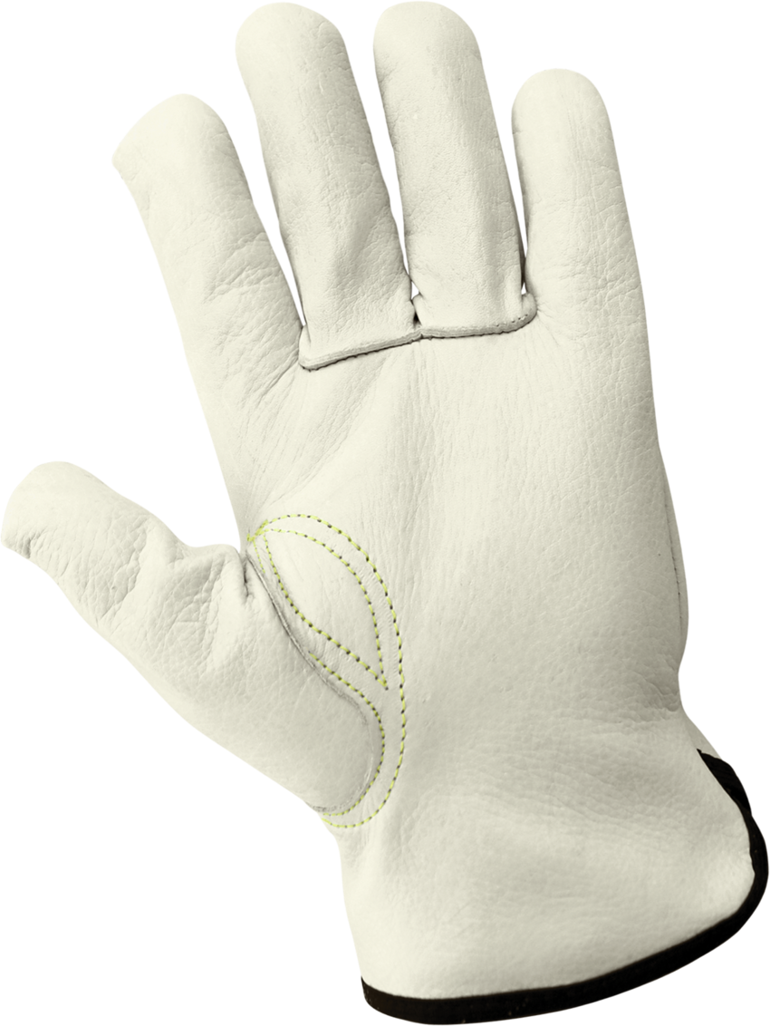 Premium-Grade Grain Cowhide Drivers Style Retail Tagged Gloves