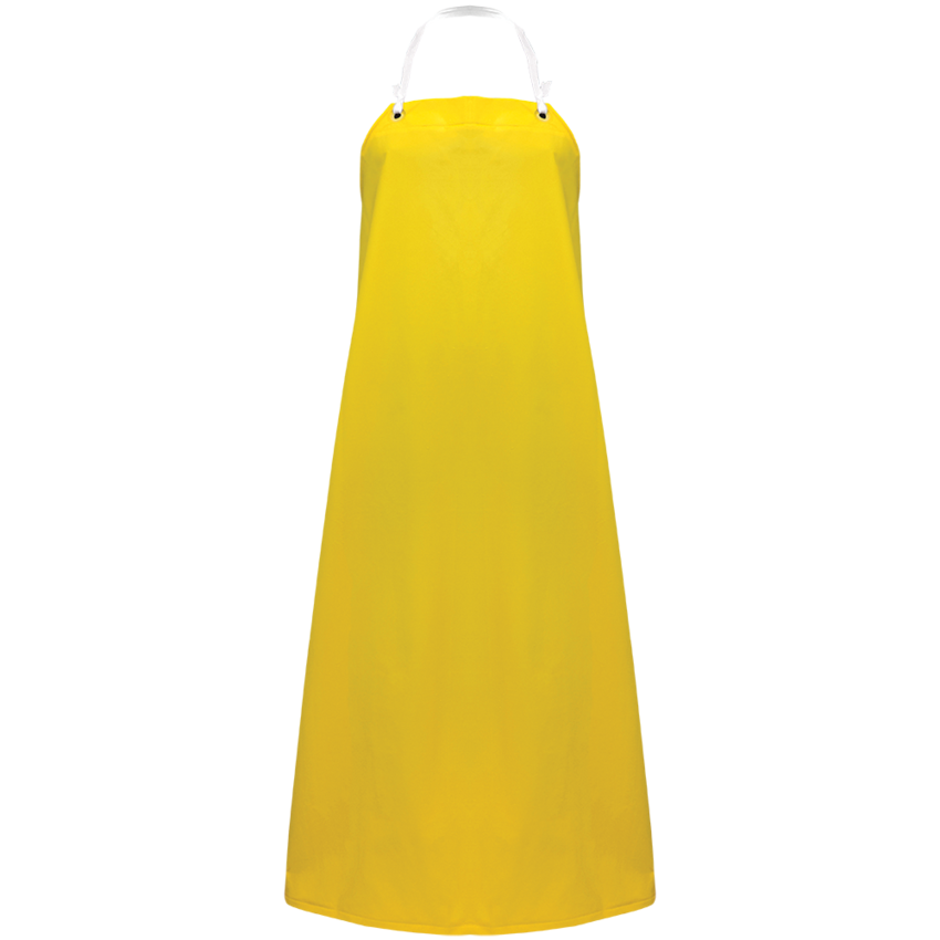 Industrial Yellow PVC/Polyester Apron