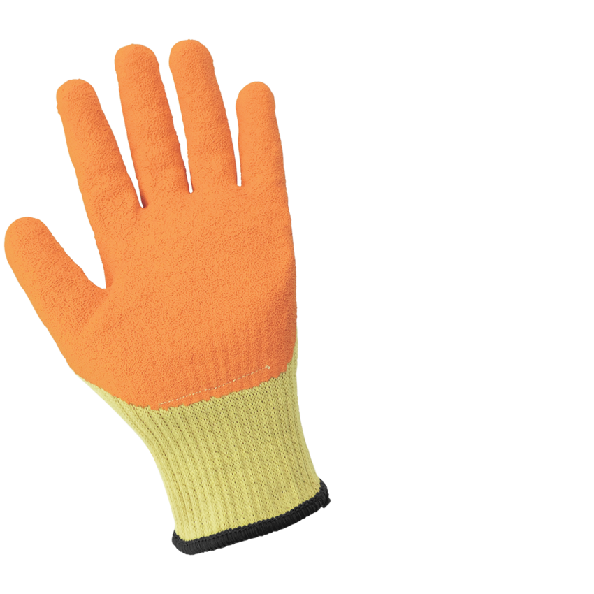 Gripster® Cut, Abrasion, Puncture, and Hypodermic Needle Resistant Gloves Made with Alycore® and a High-Visibility Orange Palm