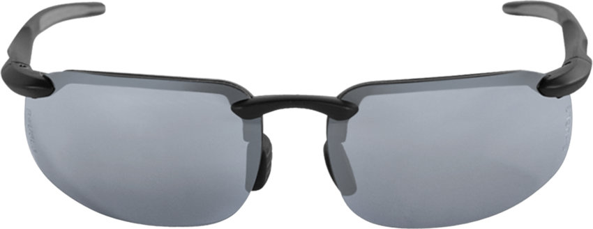 Swordfish® Silver Mirror Lens, Matte Black Frame Safety Glasses