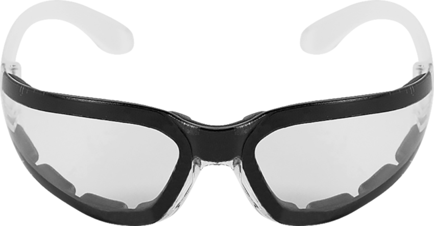 Torrent™ Foam-Lined Clear Anti-Fog Lens, Frosted Clear Frame Safety Glasses