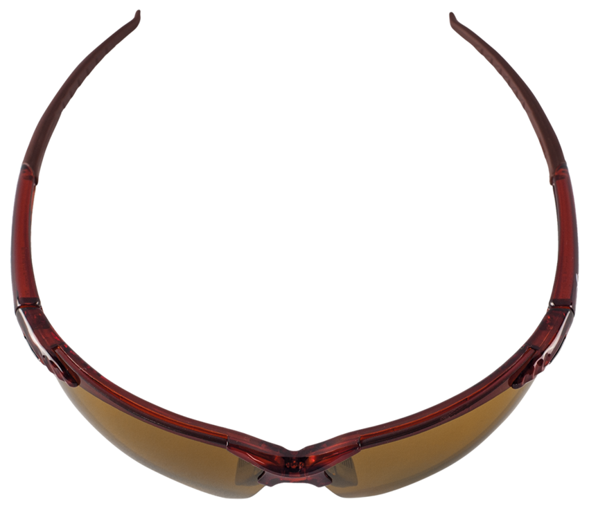 Mojarra® Brown Polarized Lens, Crystal Brown Frame Safety Glasses - LIMITED STOCK