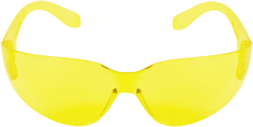 Torrent™ Yellow Lens, Frosted Yellow Frame Safety Glasses