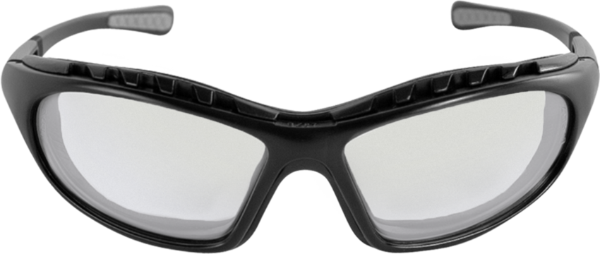 Steelhead® Indoor/Outdoor Anti-Fog Lens, Matte Black Frame Safety Glasses