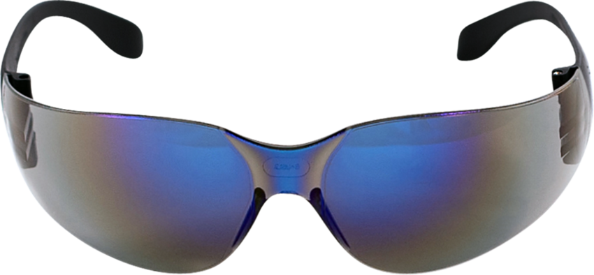 Torrent™ Blue Mirror Lens, Matte Black Frame Safety Glasses