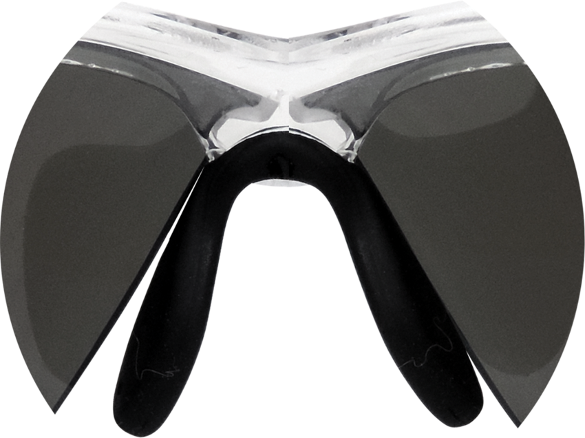 Wahoo® Clear Anti-Fog Lens, Shiny Pearl Gray Frame Safety Glasses