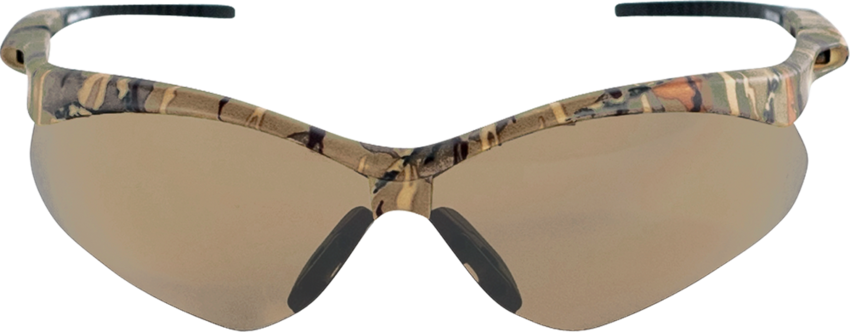 Spearfish® Brown Anti-Fog Lens, Camouflage Frame Safety Glasses
