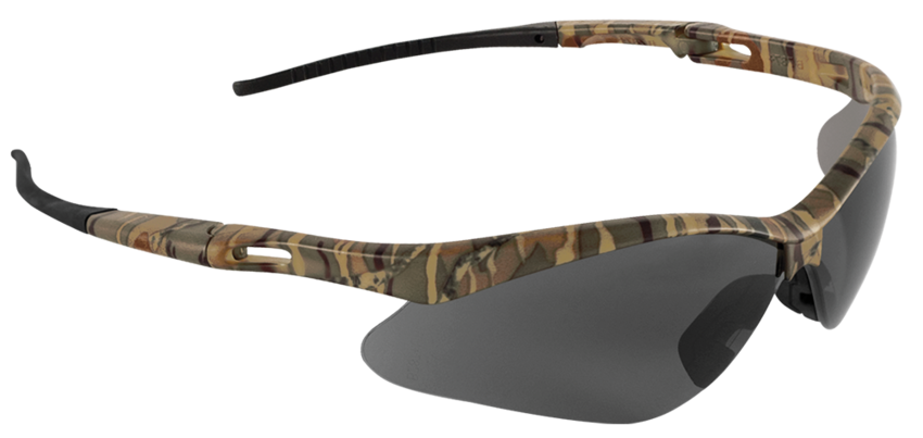 Spearfish® Smoke Anti-Fog Lens, Camouflage Frame Safety Glasses