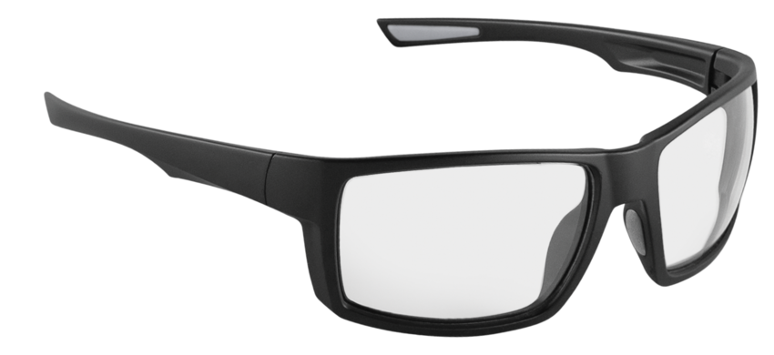 Sawfish™ Clear Anti-Fog Lens, Matte Black Frame Safety Glasses