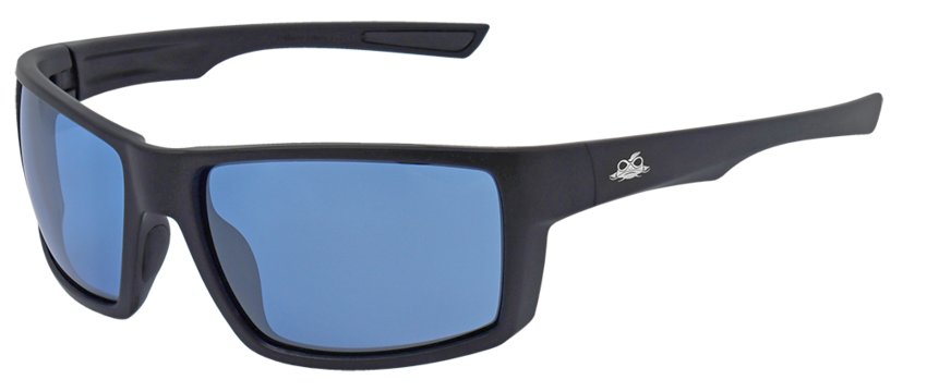 Sawfish™ Blue High-Pressure Sodium (HPS) Blocker Lens, Matte Black Frame Safety Glasses