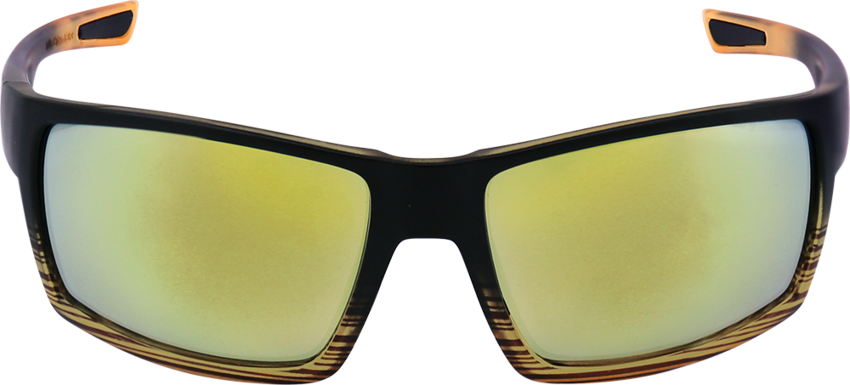 Sawfish™ Gold Mirror Performance Fog Technology Polarized Lens, Tortoise/Black Frame Safety Glasses