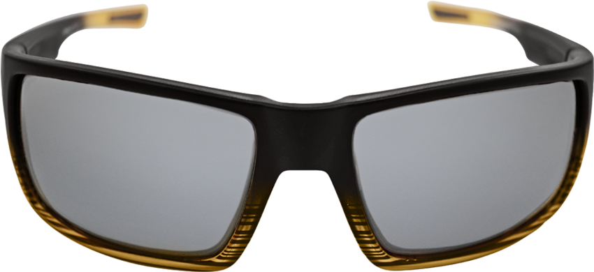 Sawfish™ Silver Mirror Anti-Fog Lens, Tortoise/Black Frame Safety Glasses