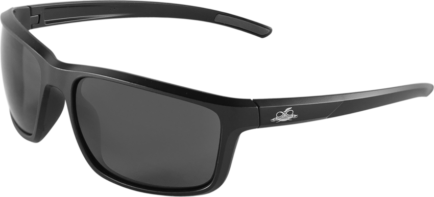 Pompano™ Smoke Performance Fog Technology Lens, Matte Black Frame Safety Glasses
