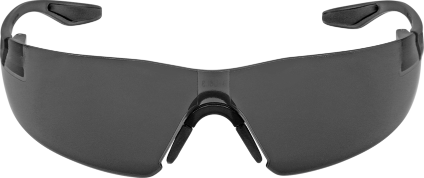 Discus™ Smoke Lens, Frosted Black Frame Safety Glasses