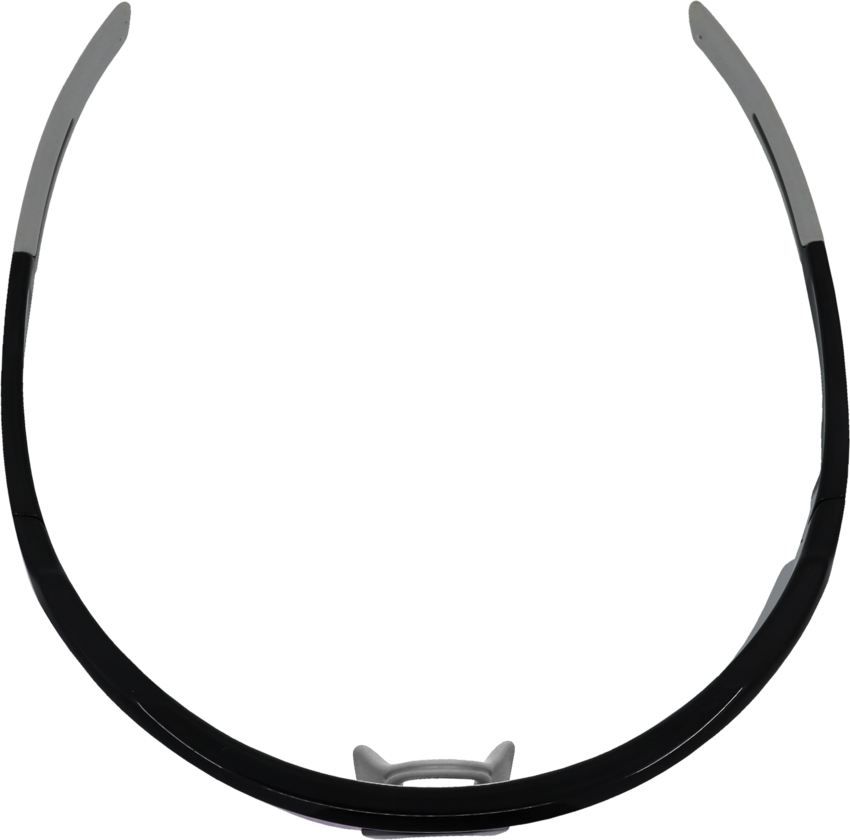 Whipray™ Blue Mirror Anti-Fog Lens, Shiny Black Frame Safety Glasses