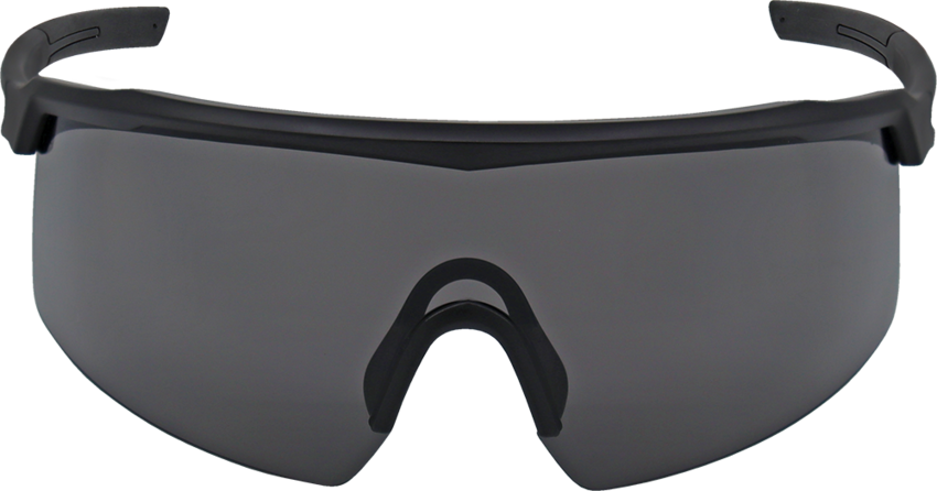 Whipray™ Smoke Anti-Fog Lens, Matte Black Frame Safety Glasses