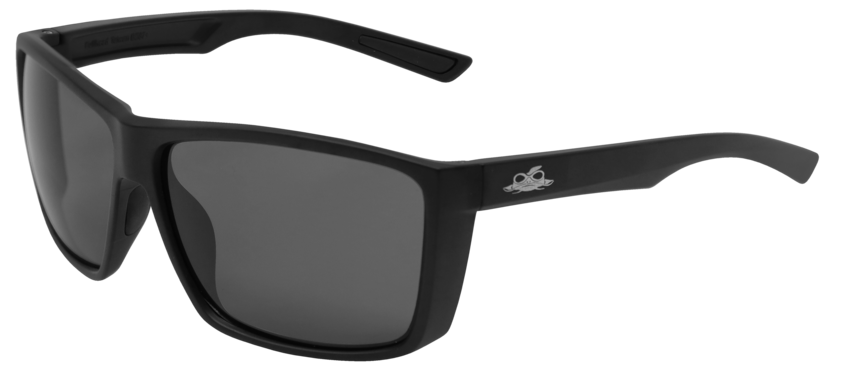 Lionfish&trade; Gray Performance Fog Technology Lens, Matte Black Frame Safety Glasses