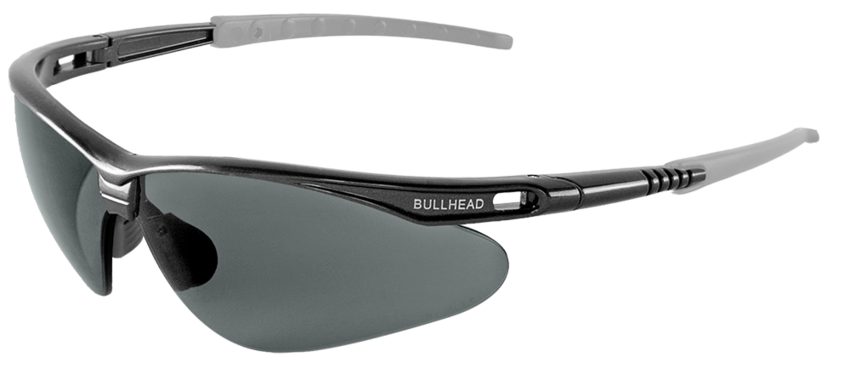 Stinger® Smoke Polarized Lens, Dark Gray Frame Safety Glasses