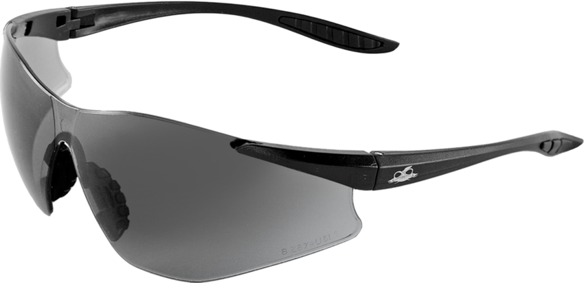 Snipefish® Smoke Anti-Fog Lens, Matte Black Frame Safety Glasses