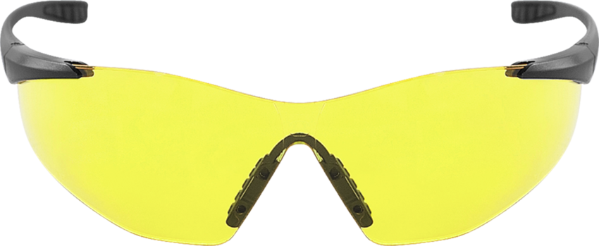 Snipefish® Yellow Anti-Fog Lens, Matte Black Frame Safety Glasses - LIMITED STOCK