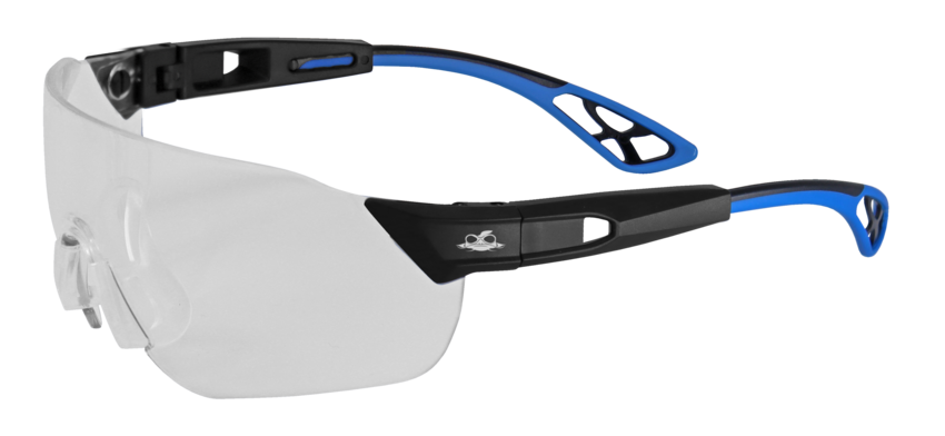 Tetra™ Clear Anti-Fog Lens, Matte Black Frame Safety Glasses