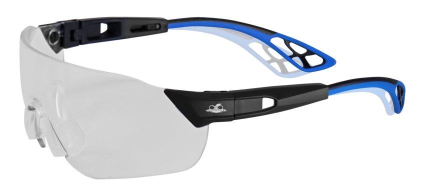 Tetra™ Clear Anti-Fog Lens, Matte Black Frame Safety Glasses