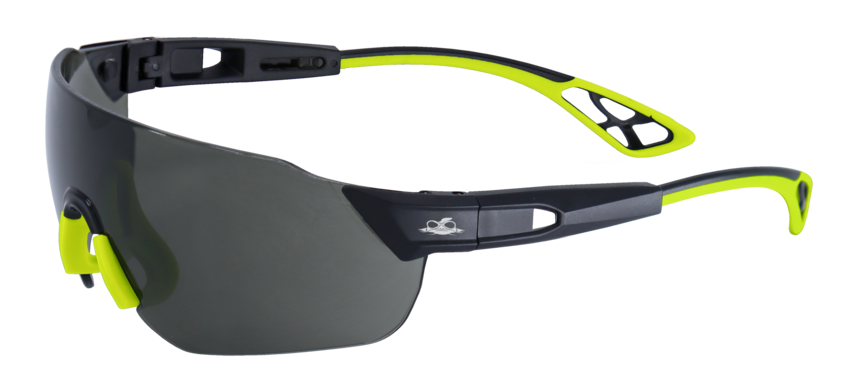 Tetra™ Smoke Anti-Fog Lens, Matte Black Frame Safety Glasses