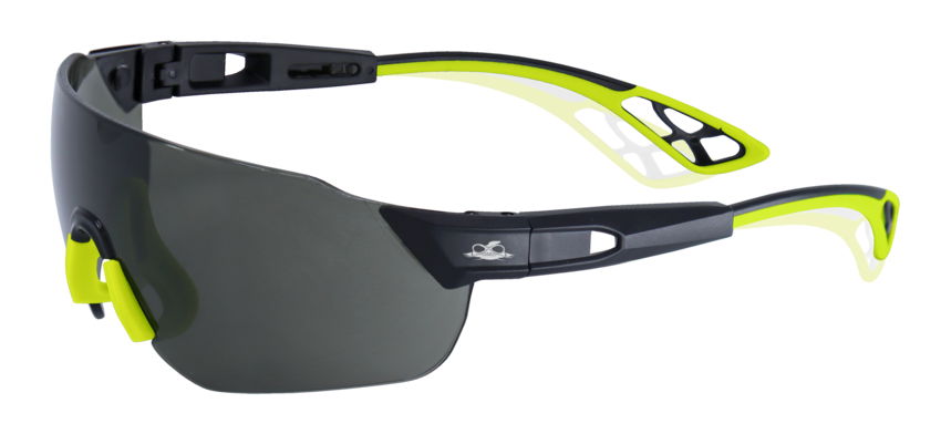 Tetra™ Smoke Anti-Fog Lens, Matte Black Frame Safety Glasses