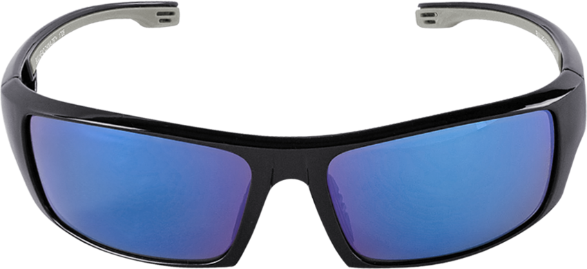 Dorado® Blue Mirror Performance Fog Technology Polarized Lens, Shiny Black Frame Safety Glasses