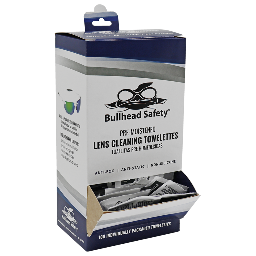 Pre-Moistened Lens Cleaning Towelettes Dispenser