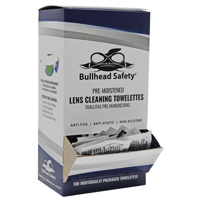 Pre-Moistened Lens Cleaning Towelettes Dispenser