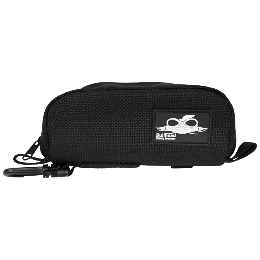 Bullhead Safety&reg; Protective Eyewear Case with Durable, Clip-Ready Design and Soft Microfiber Interior