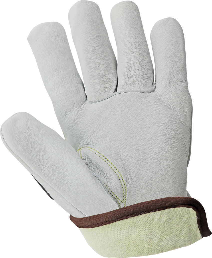 Cut and Impact Resistant Goatskin Leather Drivers Gloves with Heat Resistant Aralene&reg; Liner