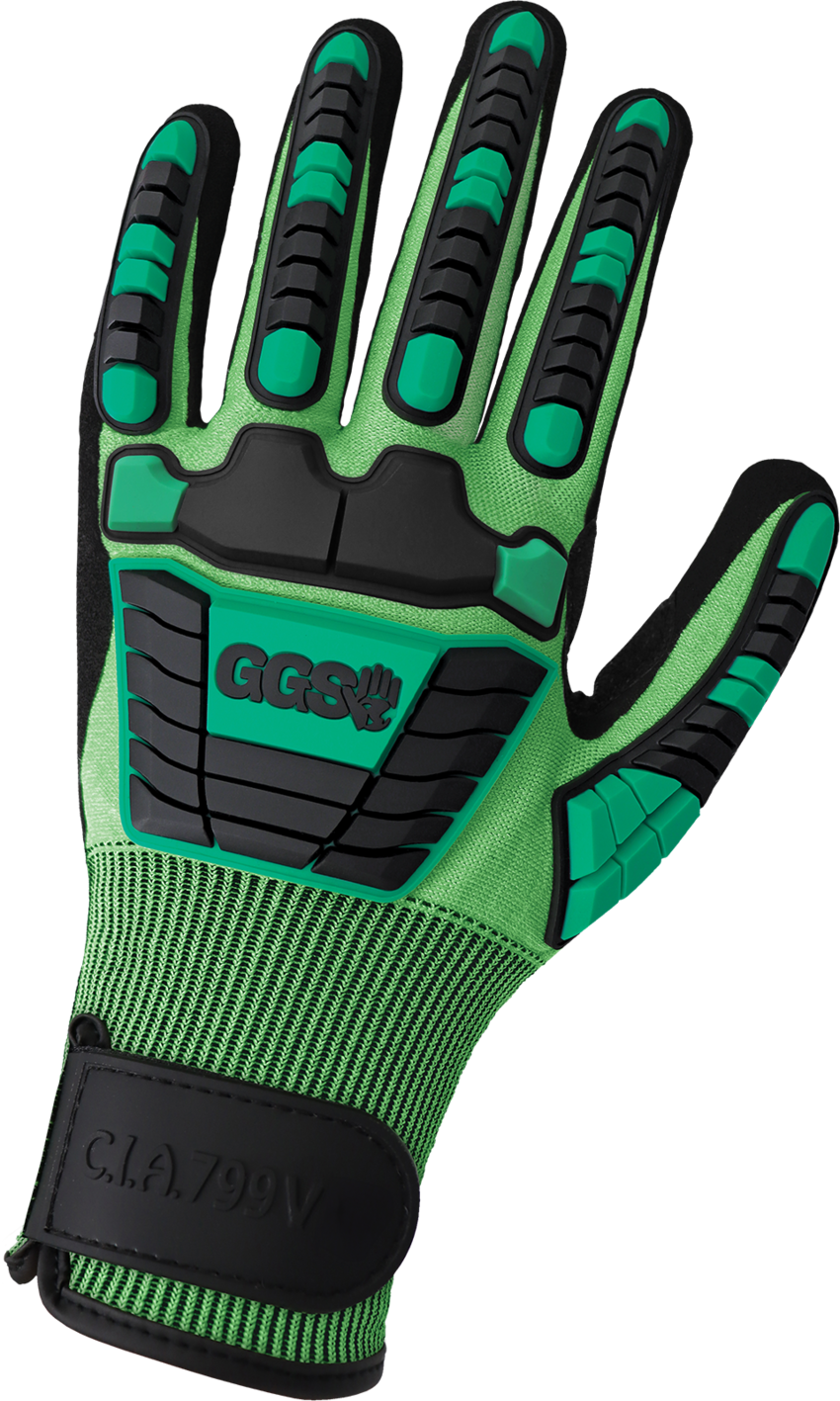 Vise Gripster&reg; C.I.A. Cut and Impact Resistant High-Visibility Tuffalene&reg; UHMWPE/rPET Touchscreen Gloves