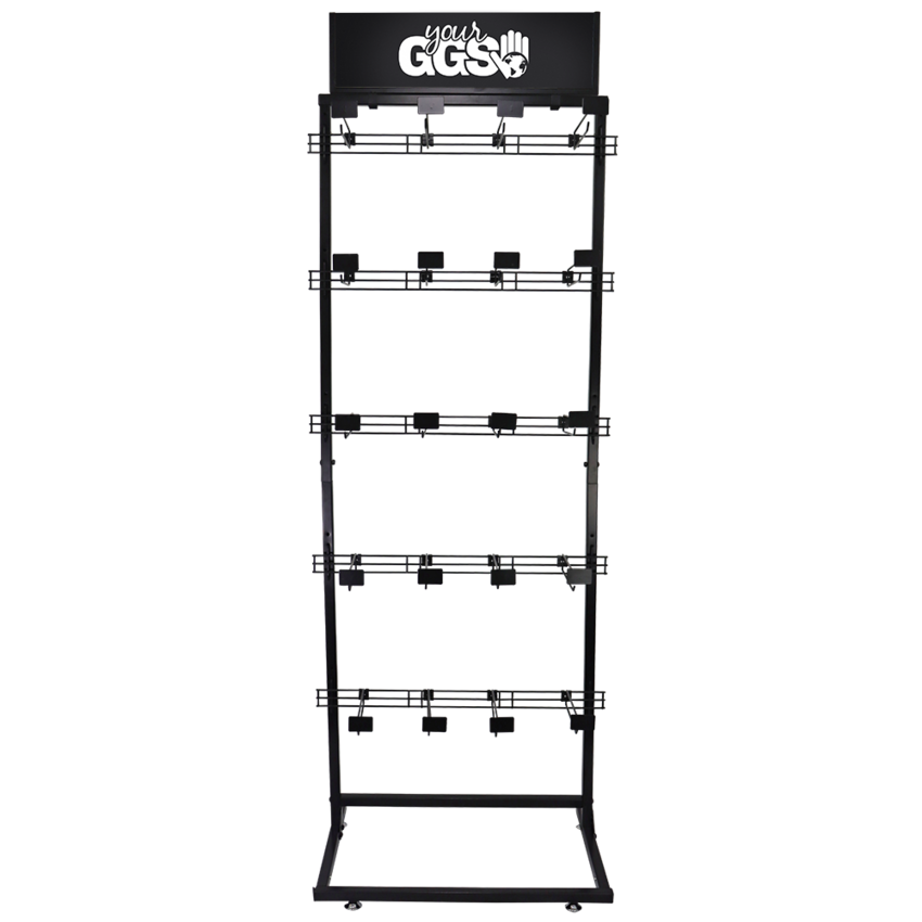 Retail 5-Tier Glove Display with Header Card