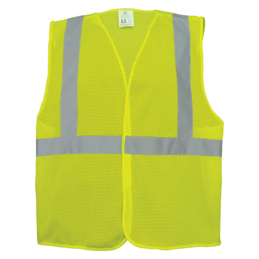 FrogWear® HV High-Visibility Lightweight Mesh Polyester Safety Vest
