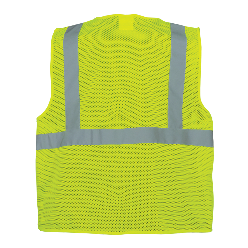 FrogWear® HV High-Visibility Lightweight Mesh Polyester Safety Vest
