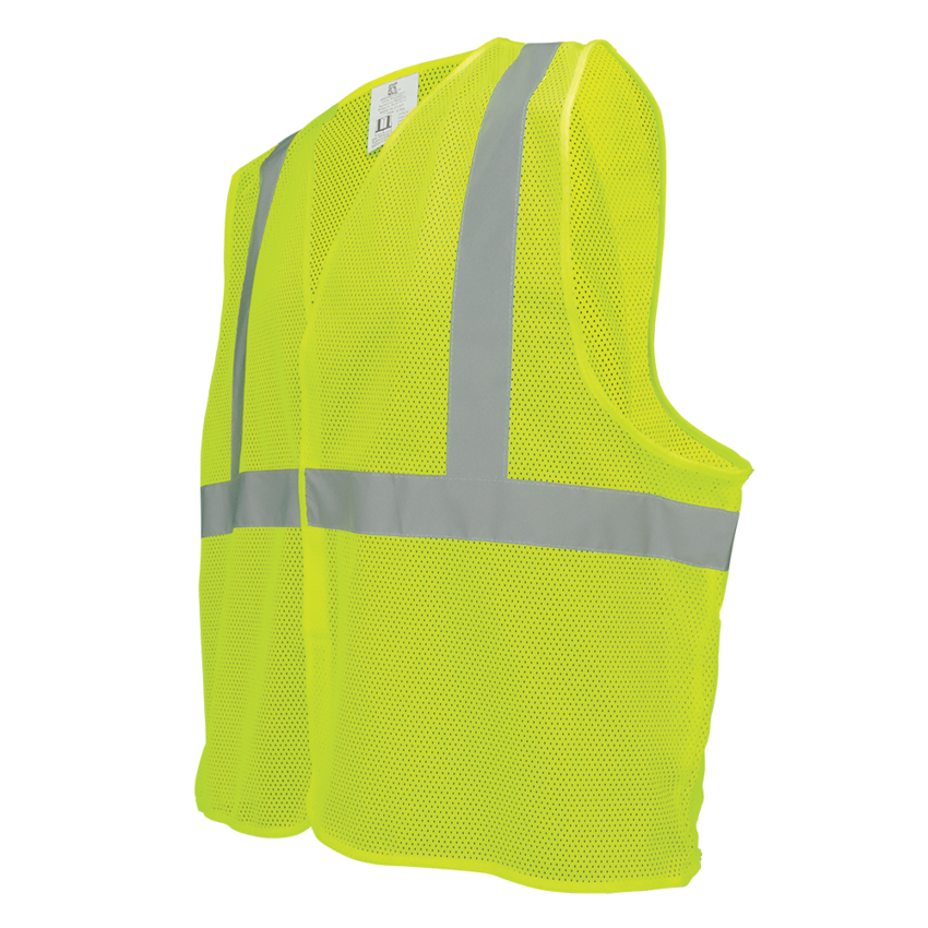 FrogWear® HV High-Visibility Lightweight Mesh Polyester Safety Vest