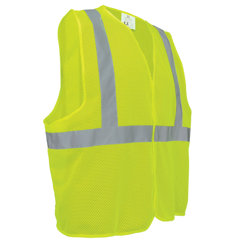 FrogWear® HV High-Visibility Lightweight Mesh Polyester Safety Vest