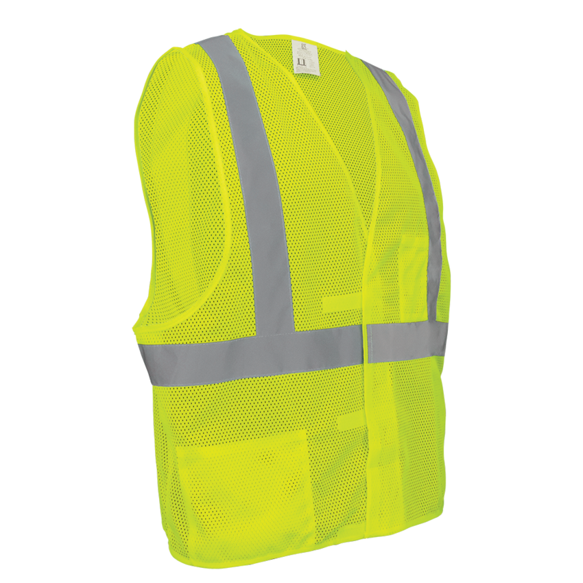 FrogWear® HV Lightweight Mesh Polyester Safety Vest