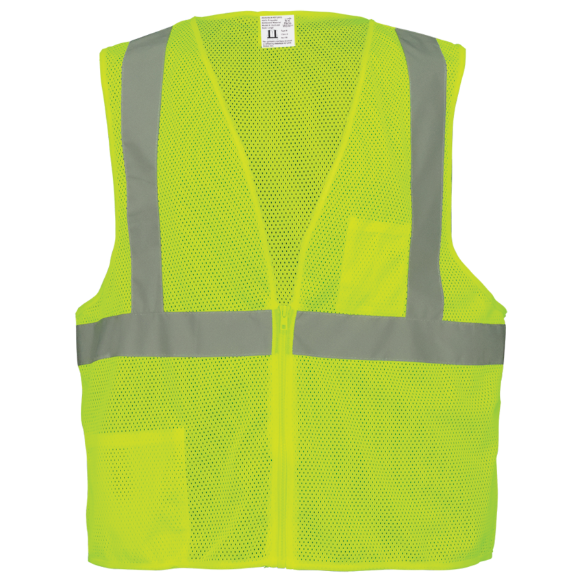 FrogWear® HV High-Visibility Lightweight Mesh Polyester Safety Vest