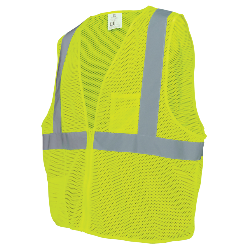 FrogWear® HV High-Visibility Lightweight Mesh Polyester Safety Vest