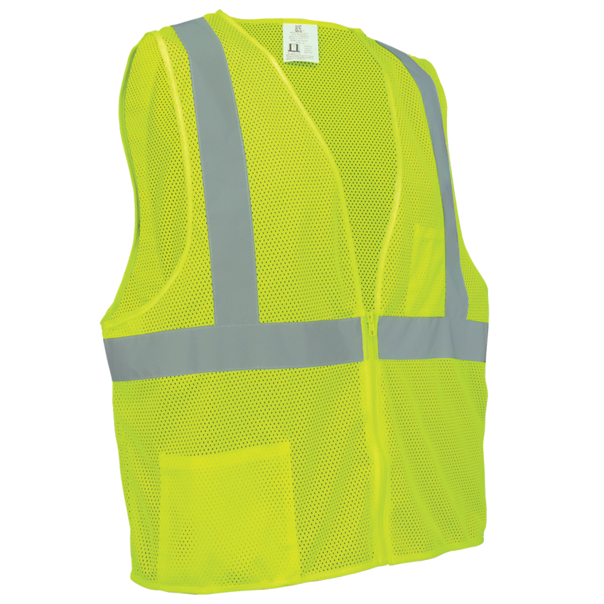 FrogWear® HV High-Visibility Lightweight Mesh Polyester Safety Vest