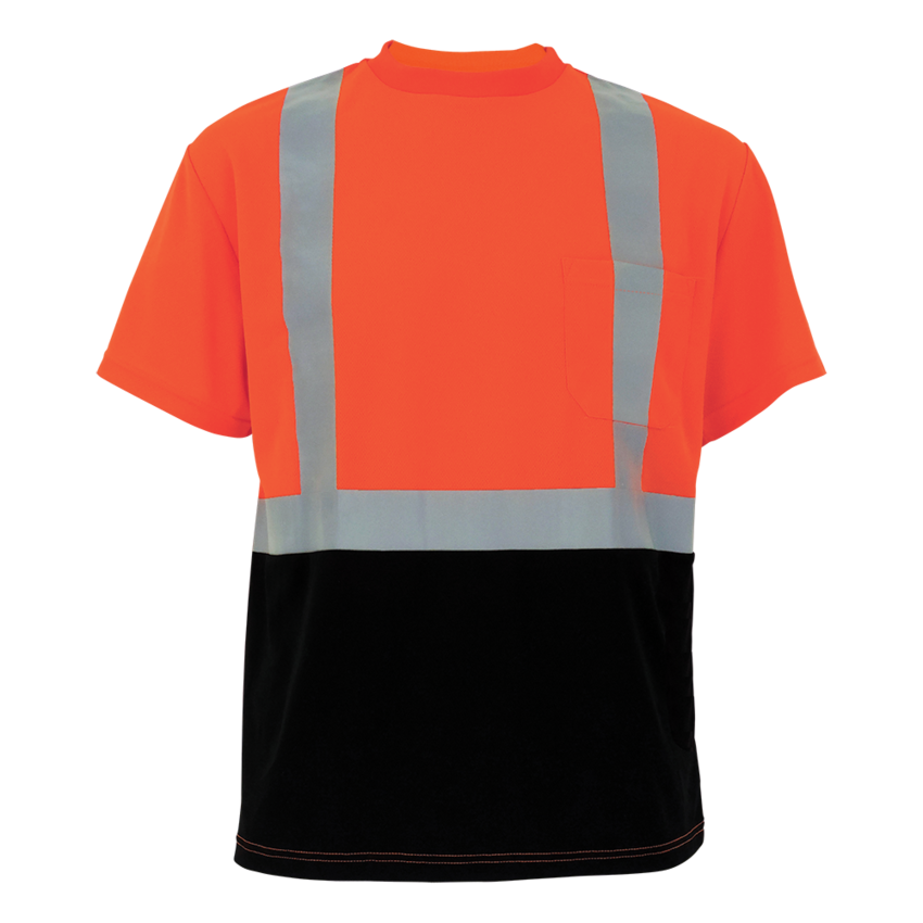 FrogWear® HV Self-Wicking Polyester Short-Sleeved High-Visibility Shirt