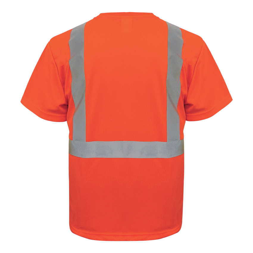 FrogWear® HV Self-Wicking Polyester Short-Sleeved High-Visibility Shirt