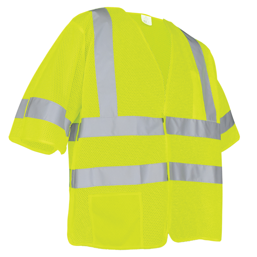 FrogWear® HV Lightweight Mesh Polyester Breakaway Safety Vest