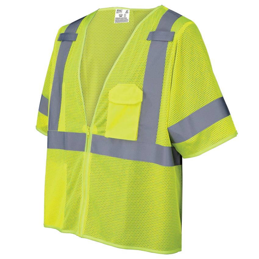 FrogWear® HV Self-Extinguishing High-Visibility Short-Sleeved Safety Vest