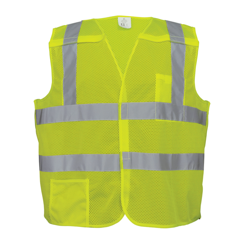 FrogWear® HV High-Visibility Yellow/Green Lightweight Mesh Polyester Breakaway Vest