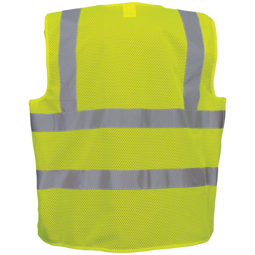 FrogWear® HV High-Visibility Yellow/Green Lightweight Mesh Polyester Breakaway Vest
