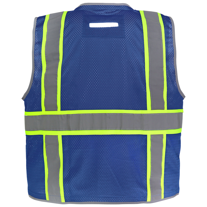 FrogWear® HV Blue Enhanced Visibility Surveyors Safety Vest